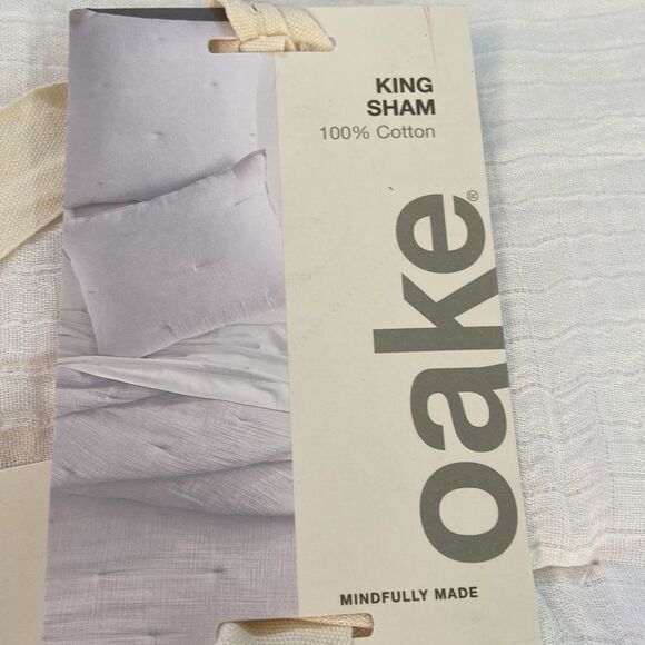 OAKE
Textured Tacked Textured King Sham - Picture 3 of 4